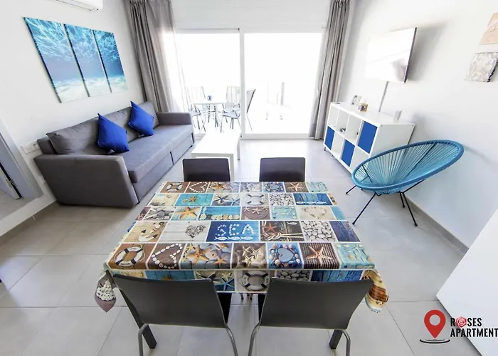 Roses Apartments Ocean 2 Habitaciones Vista Mar Lateral